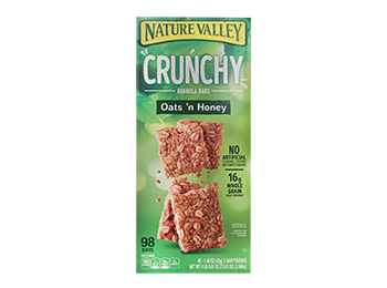 Nature Valley Crunchy Granola Bars Oats N Honey 98 Ct 73 5 Oz Food Snacks Nature Valley