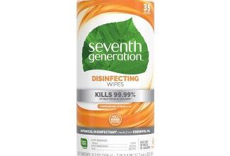 Seventh Generation Lemongrass Citrus Disinfecting Wipes - 35ct