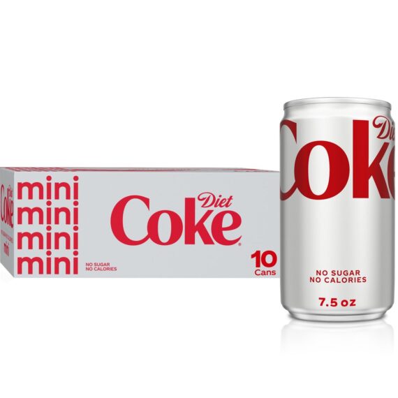 Diet Coke Mini 7.5 oz - 10 Pack