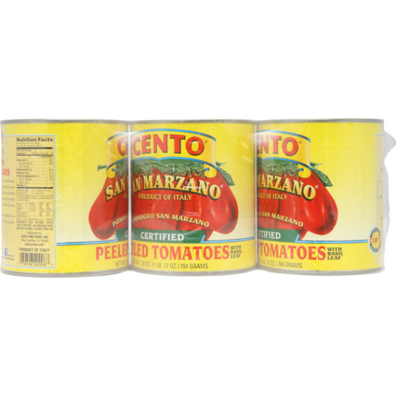 Cento San Marzano Peeled Tomatoes 28oz - 3 Pack