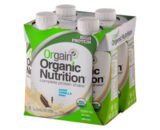 Orgain Organic Sweet Vanilla Bean Nutritional Shake 11oz - 4 Pack