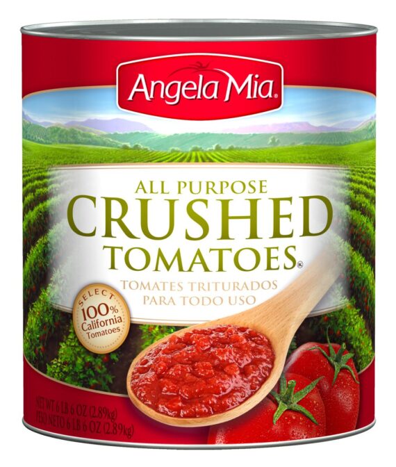 Angela Mia Concentrated Crushed Tomatoes, 102 oz.