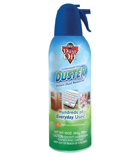 Dust-Off Duster Compressed Gas Instant Dust Remover, 4 pk./10 oz.