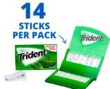 Trident Spearmint Sugar-Free Gum, 15 pk./14 ct.