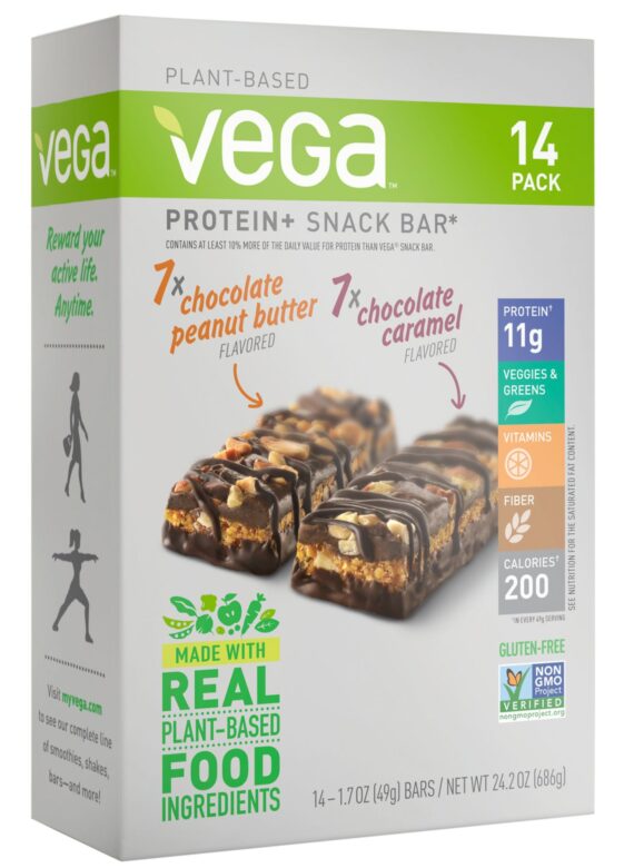 Vega Protein+ Snack Bars, 14 ct./1.7 oz.