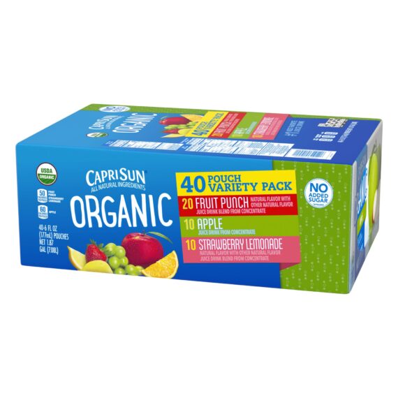 Capri Sun Organic Variety Pack, 40 ct./6 fl. oz.