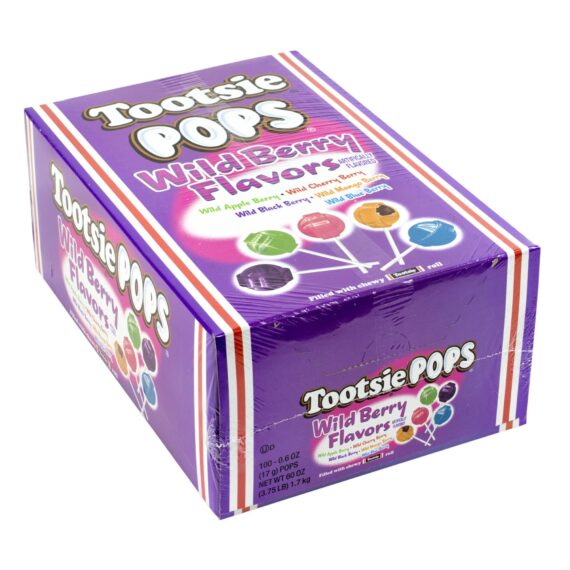 Tootsie Pops Wild Berry, 100 ct.