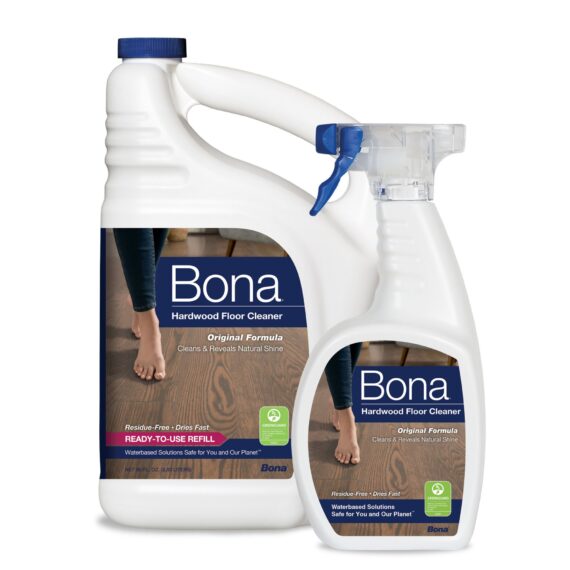 Bona Hardwood Floor Cleaner, 22 oz. with 96 oz. Refill