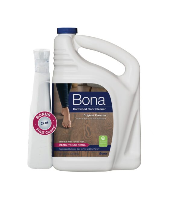 Bona Hardwood Floor Cleaner, 22 oz. with 96 oz. Refill