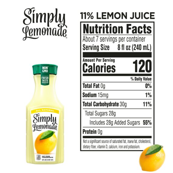 Simply Lemonade Bottles, 3 pk./52 fl. oz.