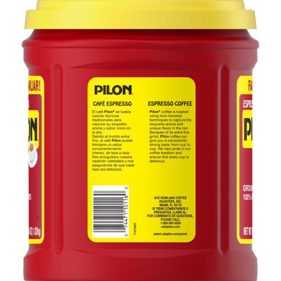 Pilon Espresso Ground Coffee, 36 oz.