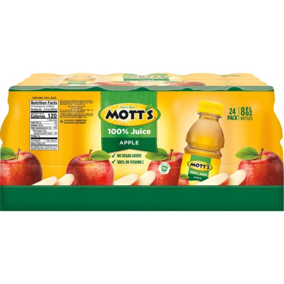 Mott's 100% Apple Juice, 24 pk./8 fl. oz.