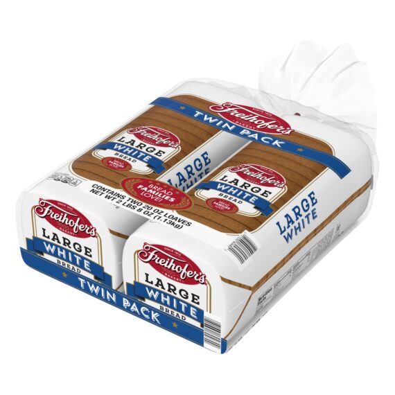 Freihofer's Large White Bread, 2 pk./20 oz.