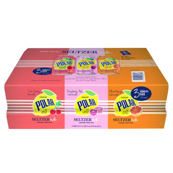 Polar Seltzer Ade Variety Pack, 24 pk./12 oz.