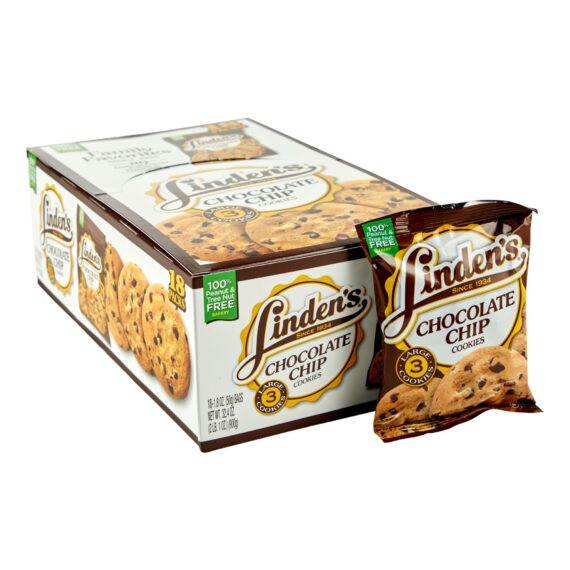 Linden's Chocolate Chip Cookies, 3 ct./18 pk.