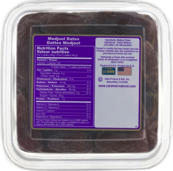 Caramel Naturel Mejdool Dates, 2 lbs.