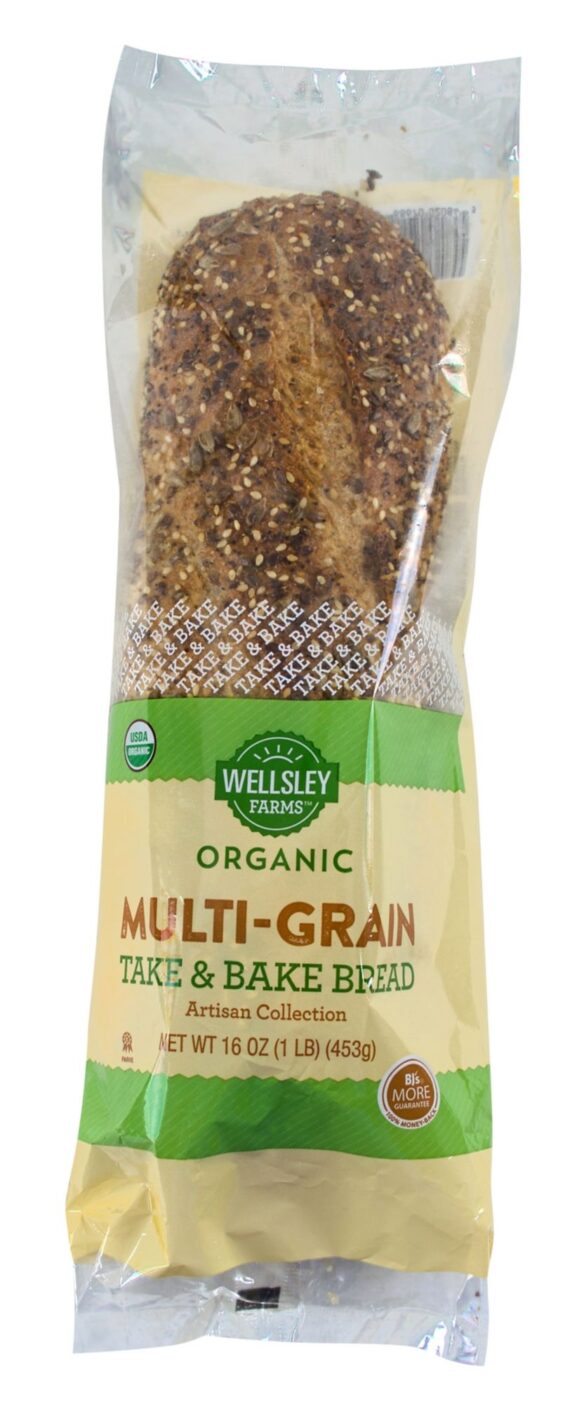 Wellsley Farms Organic Multi-Grain Take & Bake Bread, 16 oz.