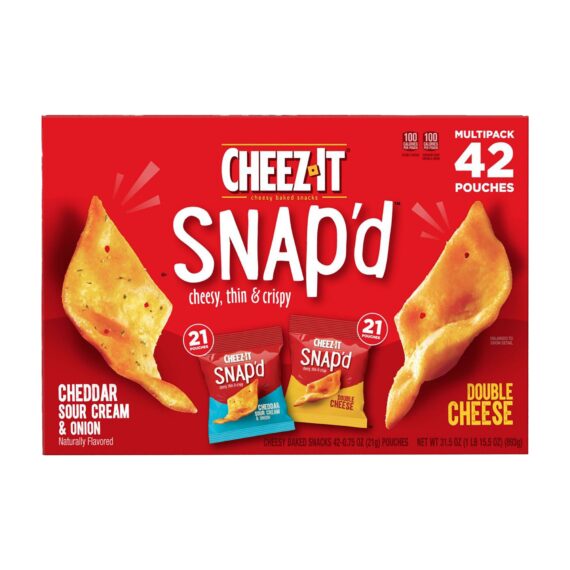 Cheez It Snap'd Multipack, 42 ct.