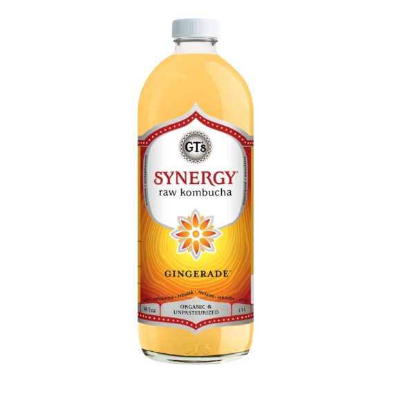 GT's Organic & Raw Gingerade Kombucha, 48 fl. oz.