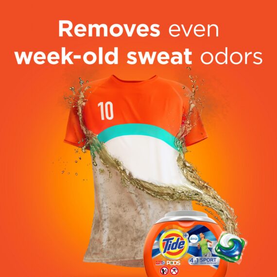 Tide Pods Sport Odor Defense Laundry Detergent Pacs, 88 ct.