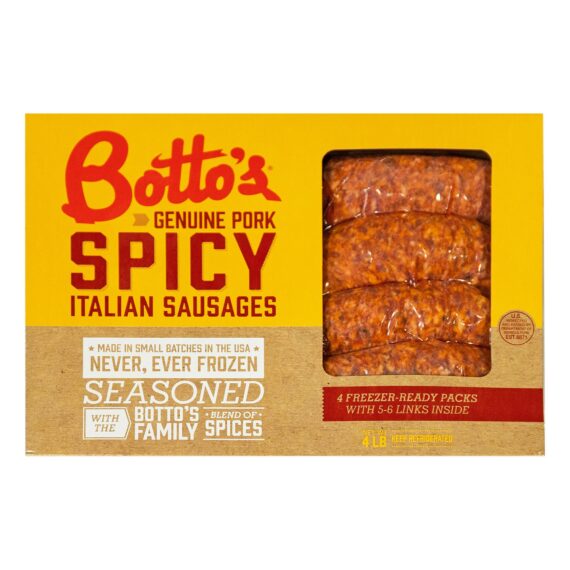 Botto's Spicy Italian Sausage, 4 lbs.