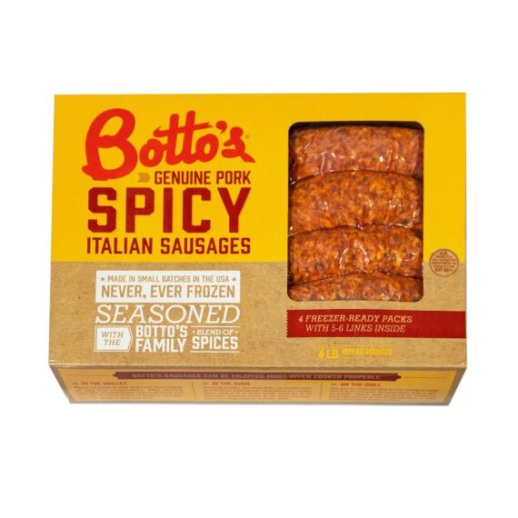 Botto's Spicy Italian Sausage, 4 lbs.