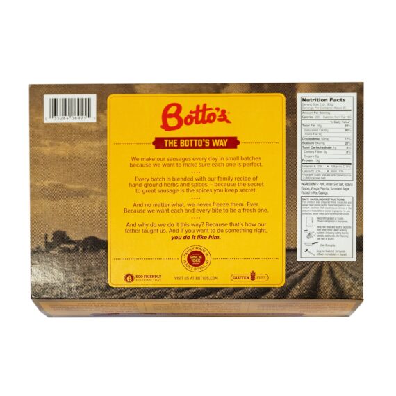 Botto's Spicy Italian Sausage, 4 lbs.