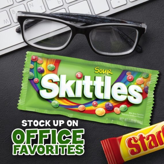 Starburst and Skittles Candy Variety Box, 30 ct.