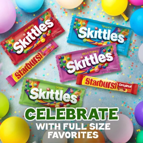 Starburst and Skittles Candy Variety Box, 30 ct.