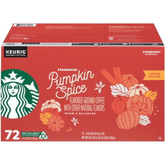 Starbucks Pumpkin Spice Coffee K-Cups, 72 ct.