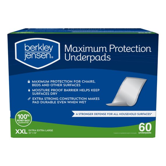 Berkley Jensen Maximum Protection XXL Underpads, 60 ct.