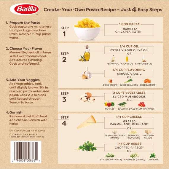 Barilla Chickpea Rotini, 4 pk.