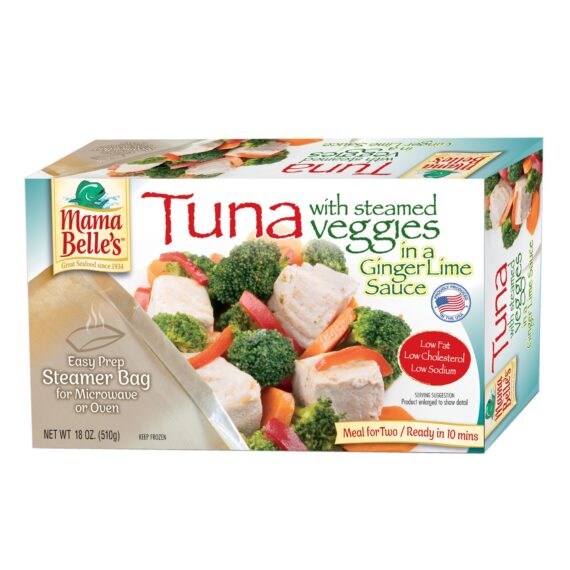 Mama Belle's Tuna with Steamed Veggies