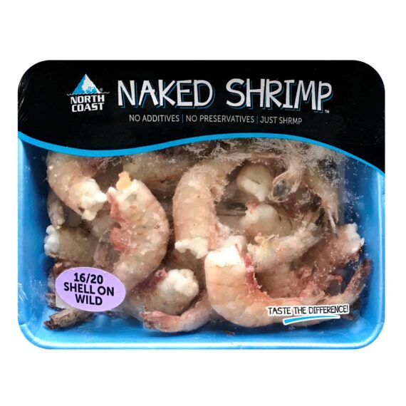 Naked Shrimp Shell On Raw, 1. 4 lbs.