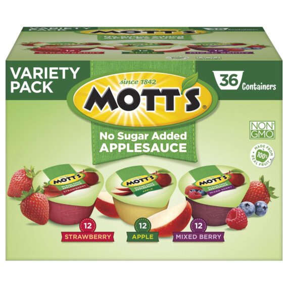 Mott's Applesauce Variety Pack, 36 ct.