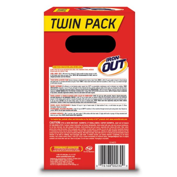 Iron Out Rust Stain Remover Powder, 2 pk.