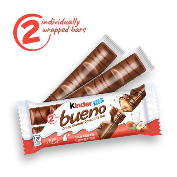 Kinder Bueno Crispy Creamy Chocolate Bars, 20 ct.