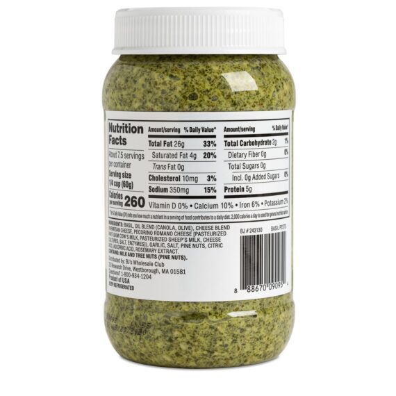 Wellsley Farms Basil Pesto Sauce, 16 oz.