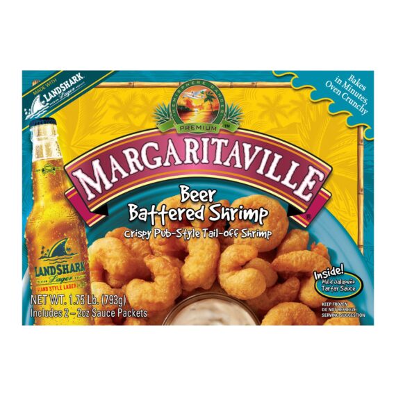 Margaritaville Beer Battered Shrimp with Jalapeno Tartar Sauce, 10 oz.