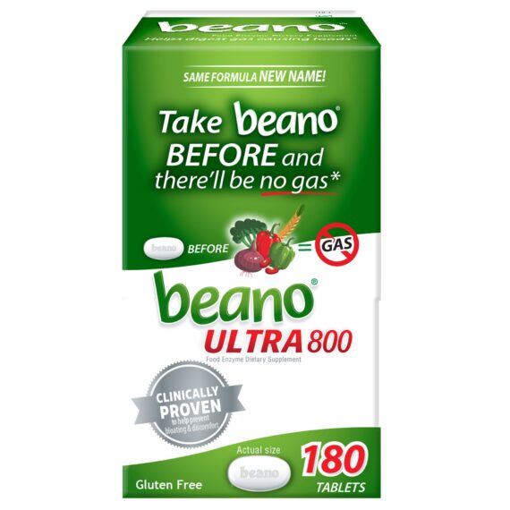 Beano Ultra 800 Gas Prevention Tablets, 180 ct.