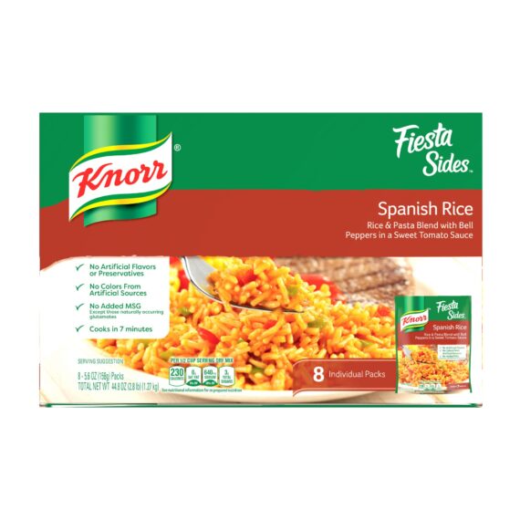 Knorr Fiesta Sides Spanish Rice, 8 ct./5.6 oz