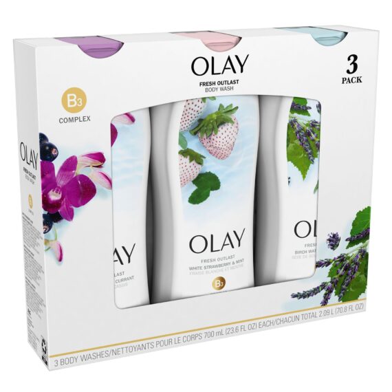 Olay Fresh Outlast Body Wash Triple Pack, 3 ct.