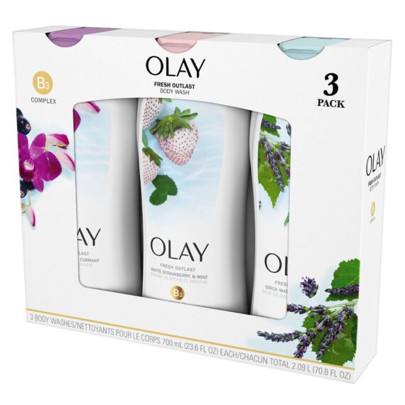 Olay Fresh Outlast Body Wash Triple Pack, 3 ct.