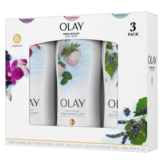 Olay Fresh Outlast Body Wash Triple Pack, 3 ct.