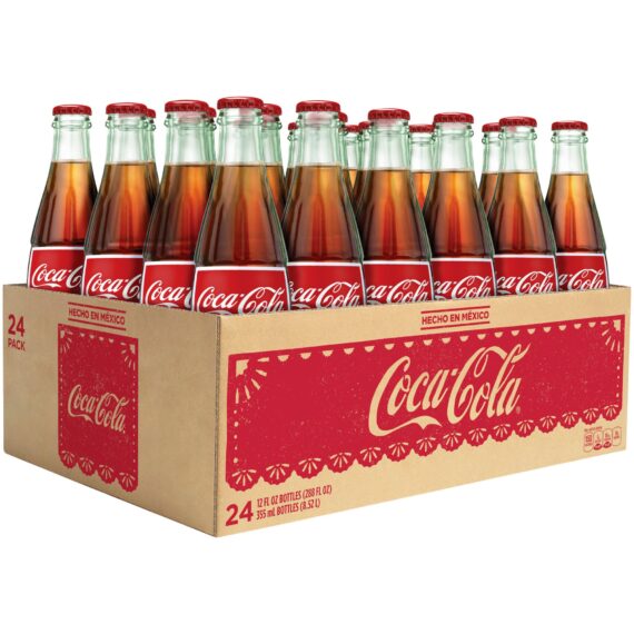 Coca-Cola Classicin Glass Bottles, 355 mL, 24 Bottles