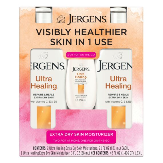 Jergens Ultra Healing Lotion with Bonus Bottle, 3 ct.