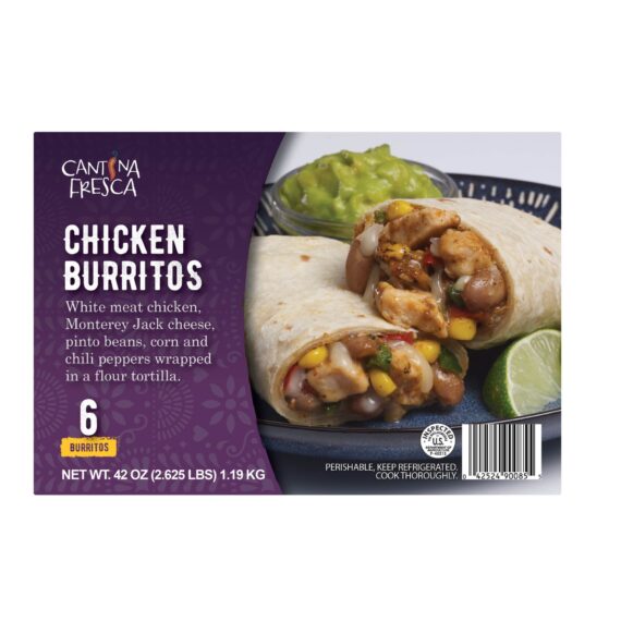 Cantina Fresca Chicken Burritos, 6 ct.