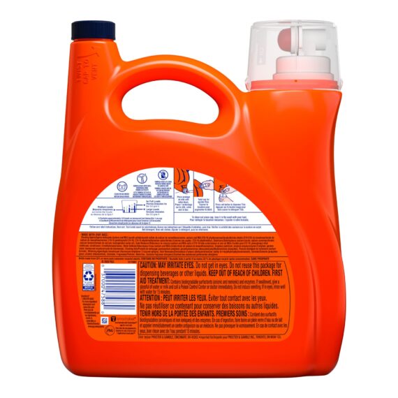 Tide Original Hygienic Clean Heavy Duty Liquid Laundry Detergent, 165 fl. oz.