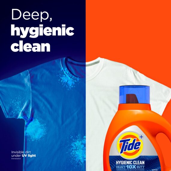 Tide Original Hygienic Clean Heavy Duty Liquid Laundry Detergent, 165 fl. oz.