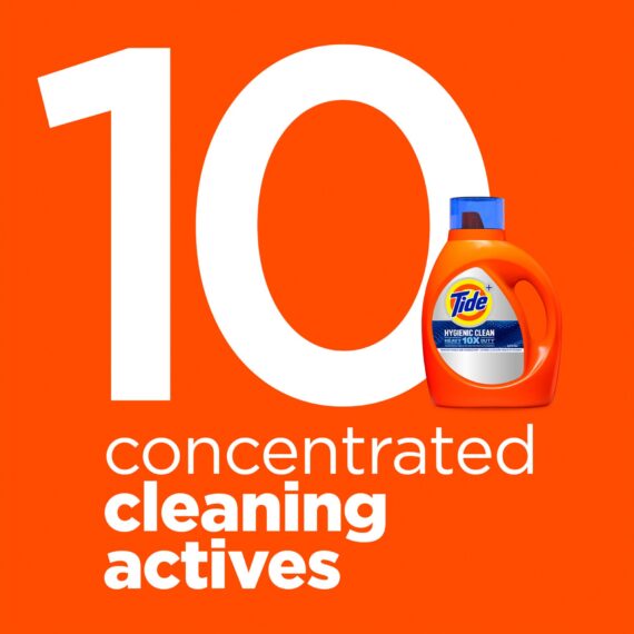 Tide Original Hygienic Clean Heavy Duty Liquid Laundry Detergent, 165 fl. oz.